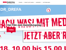 Tablet Screenshot of drefa.de